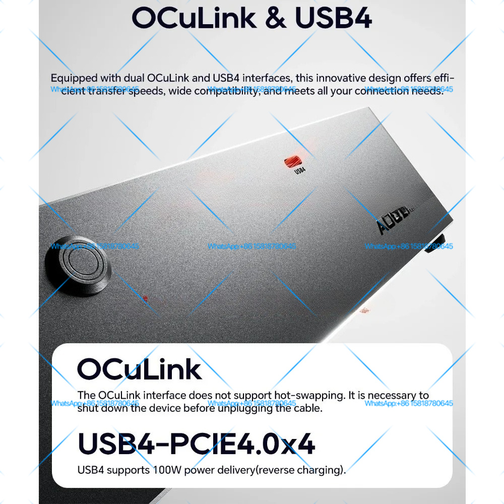 قاعدة توصيل بطاقة الرسومات الخ - مراجعة Oculink Egpu Dock Graphics Card وسعره